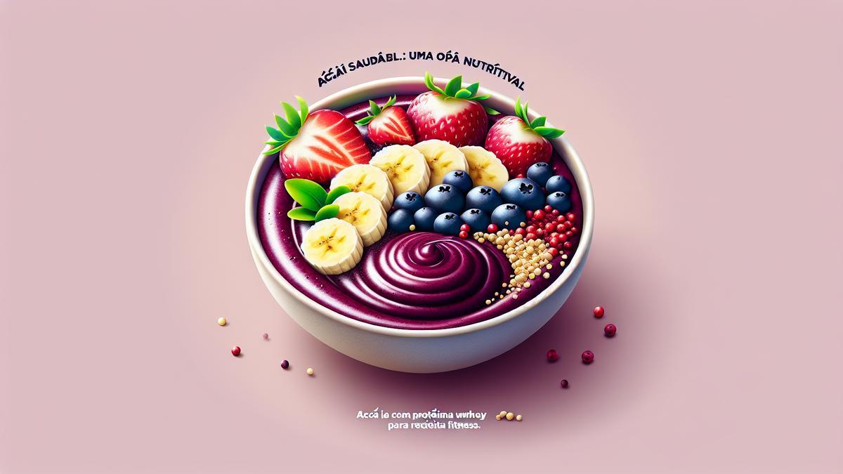 Açaí Saudável: Uma Opção Nutritiva Açaí Saudável: Uma Opção Nutritiva