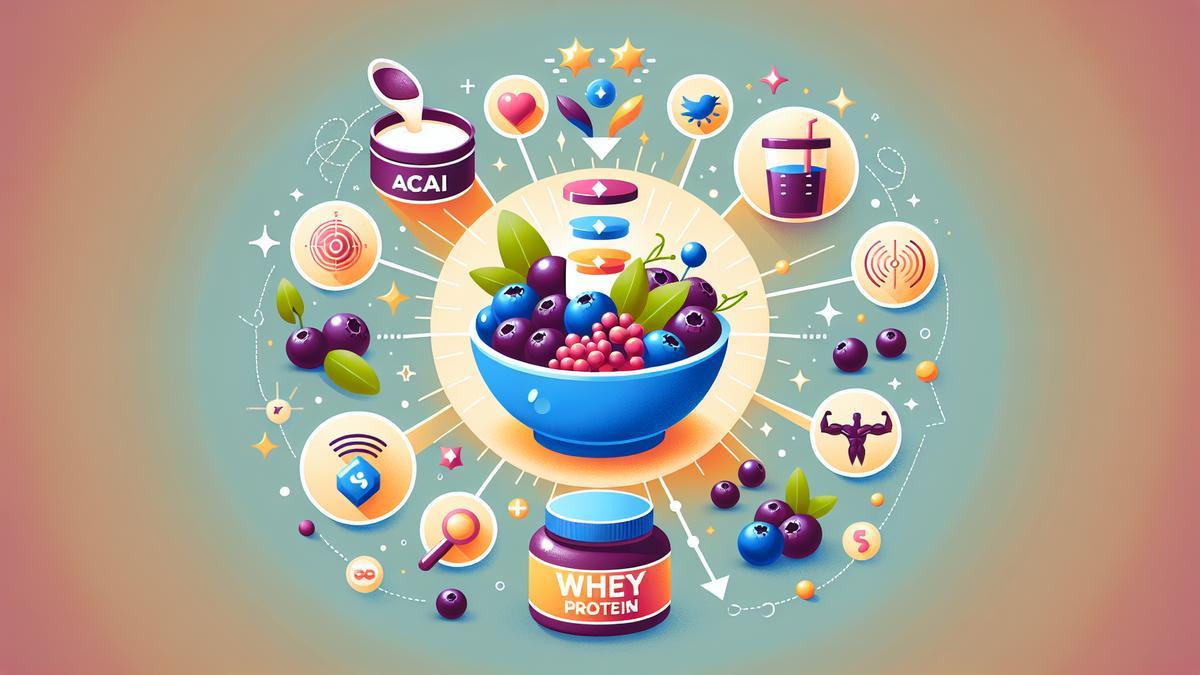 Benefícios do Açaí com Proteína Whey para a Saúde Açaí com proteína whey para receita fitness