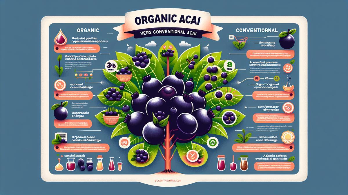 Benefícios do Açaí Orgânico em Comparação ao Açaí Convencional Açaí orgânico versus açaí convencional