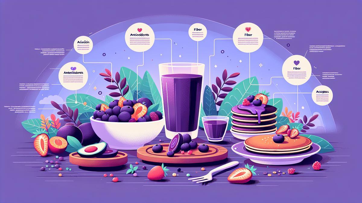 Benefícios Nutricionais do Açaí Receitas veganas com açaí para o café da manhã